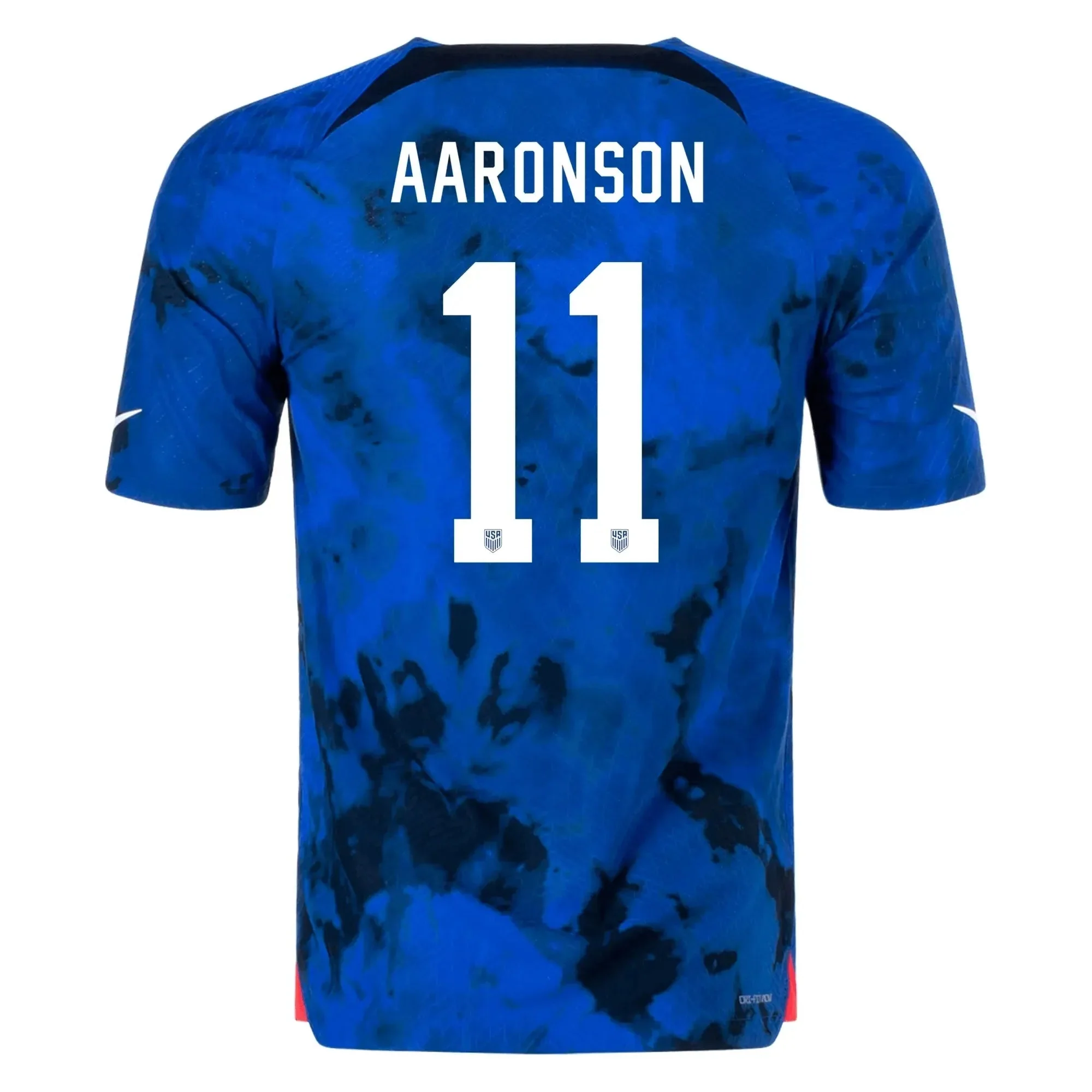 Nike 2022-23 USMNT Away Vapor Match Authentic Jersey Bright Blue - Image 11