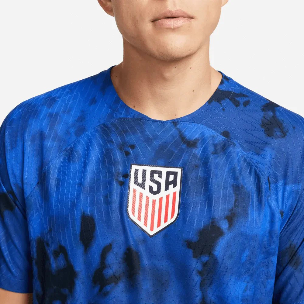 Nike 2022-23 USMNT Away Vapor Match Authentic Jersey Bright Blue - Image 3