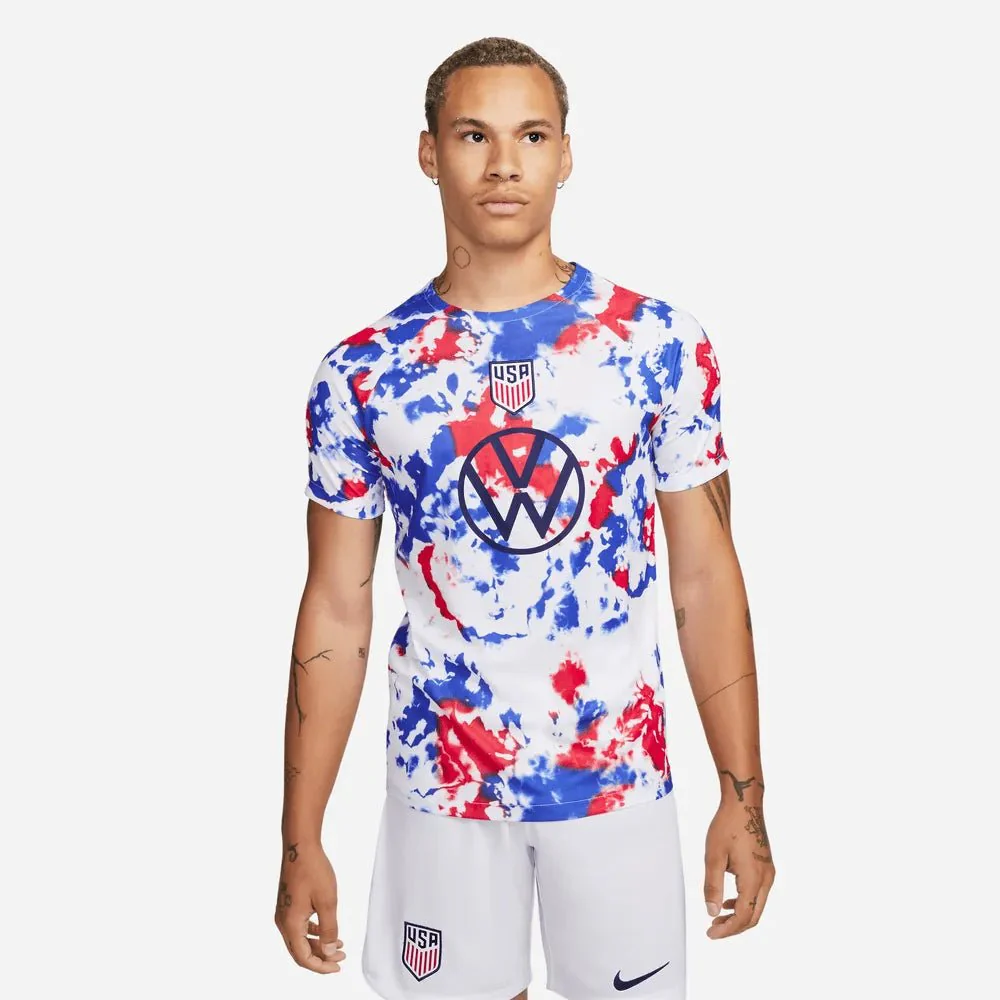 Nike 2022-23 USMNT DF Top White-Loyal Blue