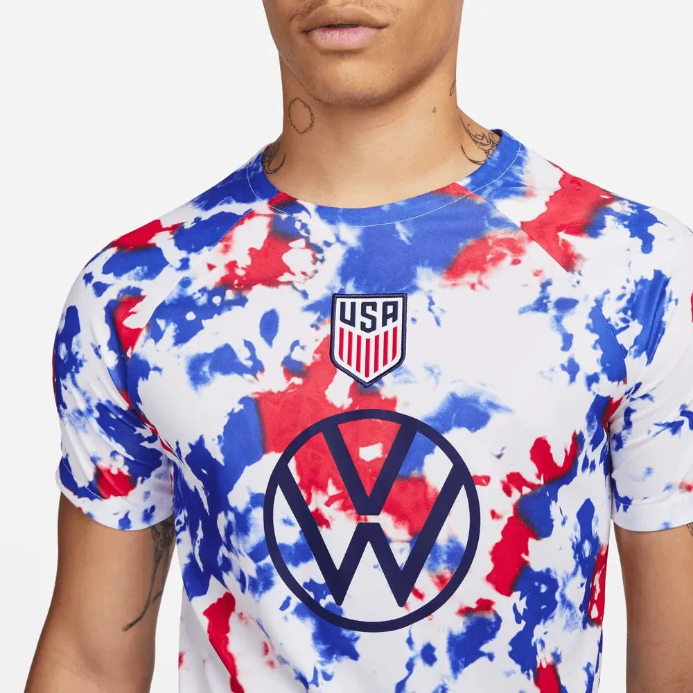 Nike 2022-23 USMNT DF Top White-Loyal Blue - Image 3