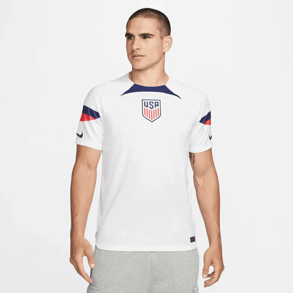 Nike 2022-23 USMNT Home Jersey White-Loyal Blue - Image 3