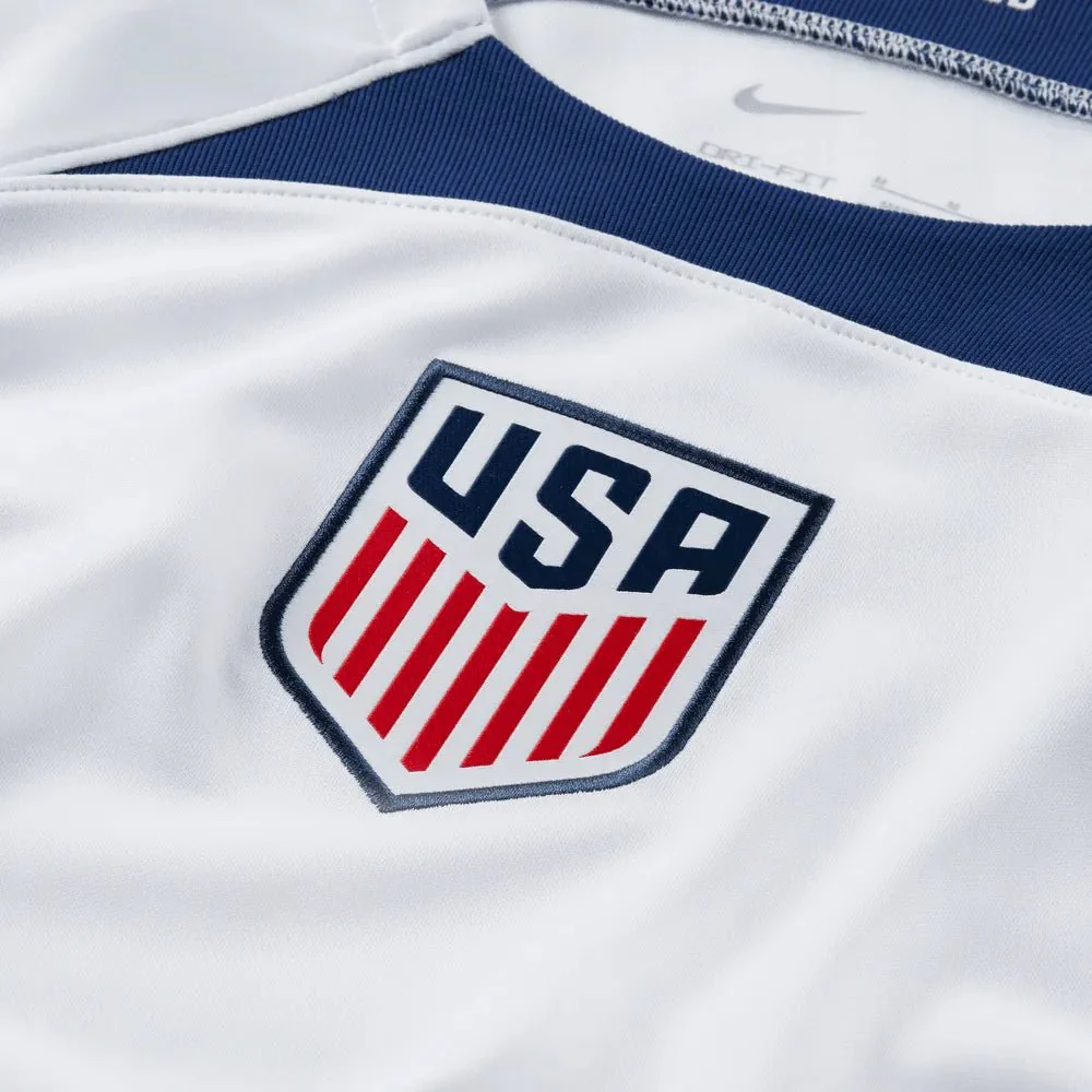 Nike 2022-23 USMNT Home Jersey White-Loyal Blue - Image 9