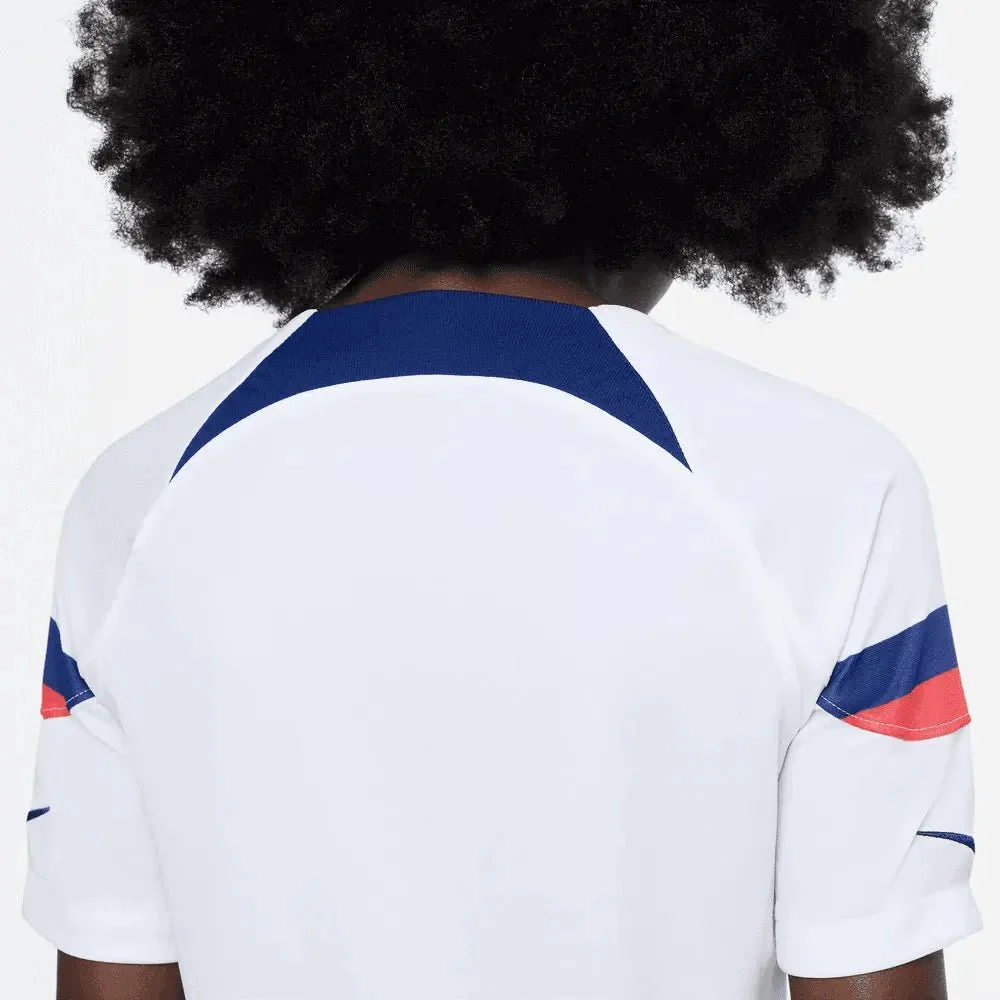 Nike 2022-23 USWNT Home Youth  White-Loyal Blue - Image 4