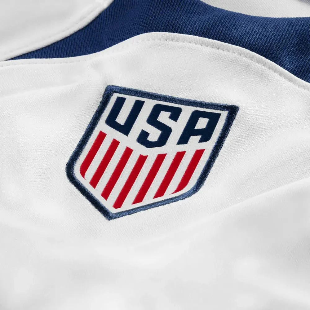 Nike 2022-23 USMNT Home Youth Jersey White-Loyal Blue - Image 7