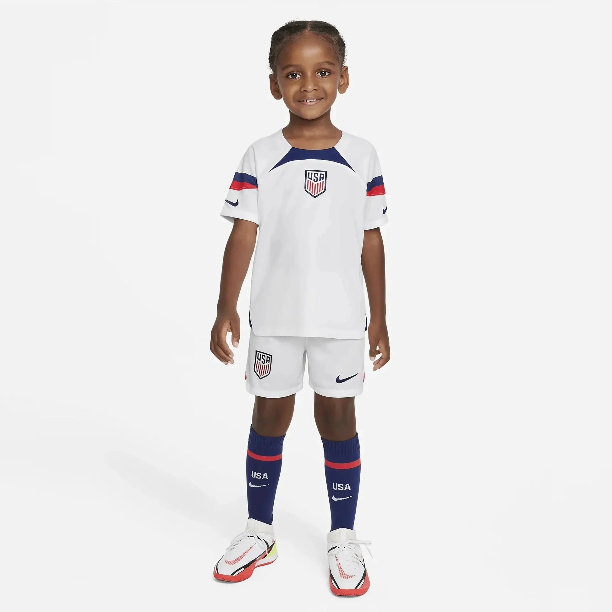 Nike 2022-23 USMNT Little Kids' Home Kit