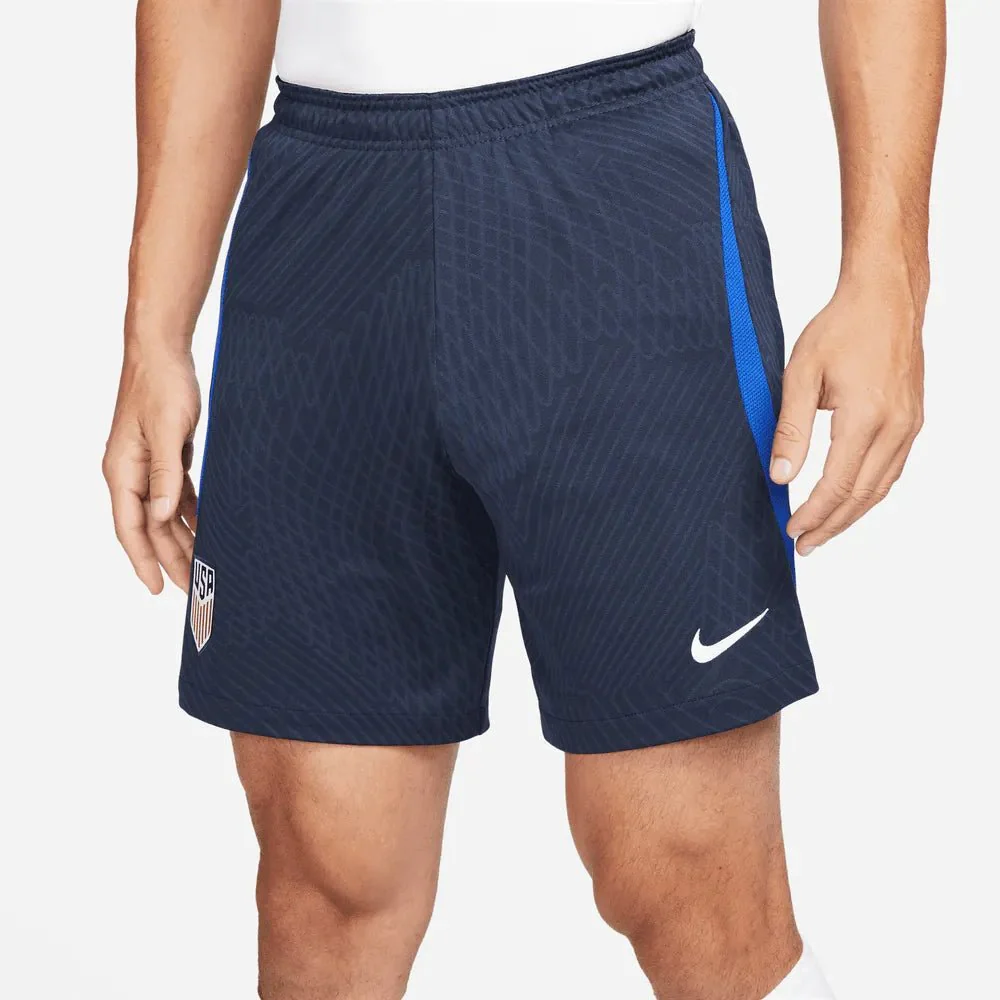 Nike 2022-23 USMNT Strike Short Navy-Bright Blue - Image 2