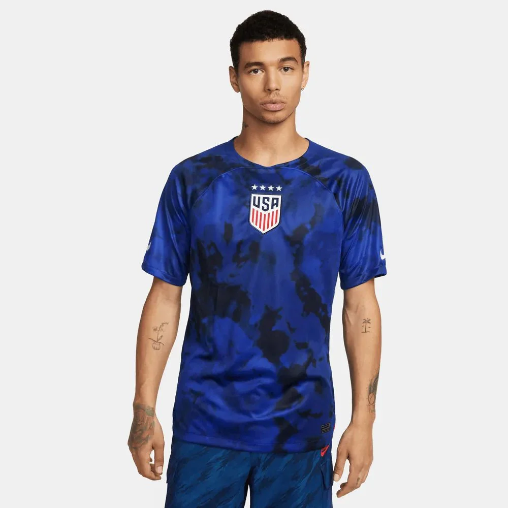 Nike 2022-23 USWNT Men's Away Jersey Bright Blue-Navy