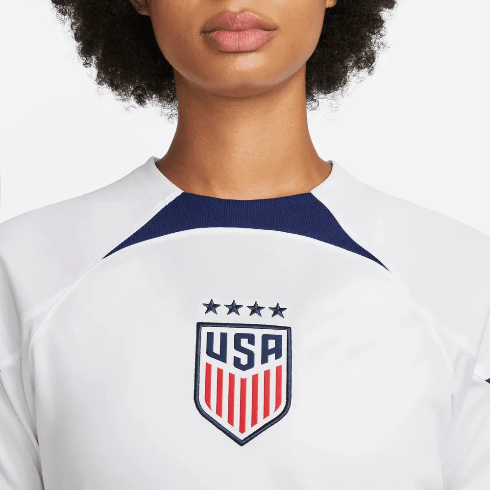 Nike 2022-23 USWNT Women's Home Jersey White-Hyper Blue - Image 3