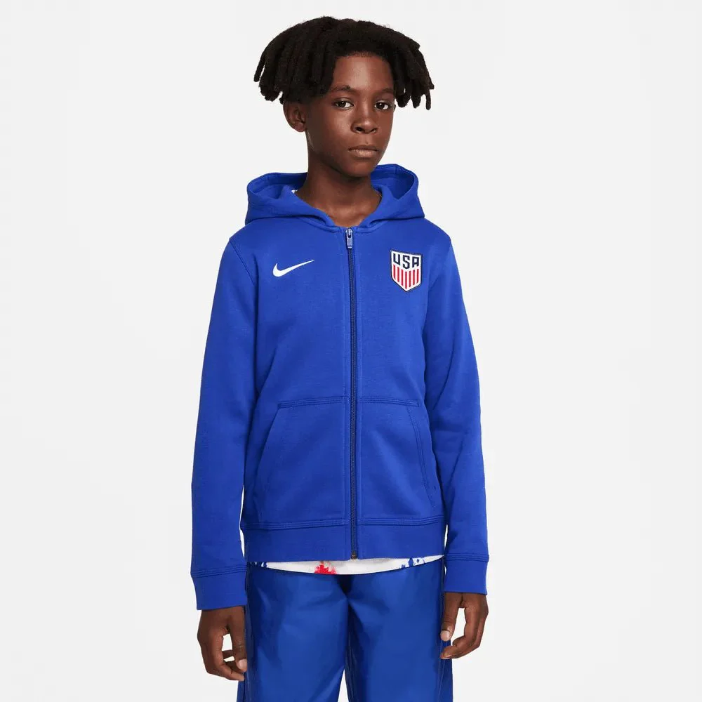 Nike 2022-23 USMNT Youth Full Zip Hoodie