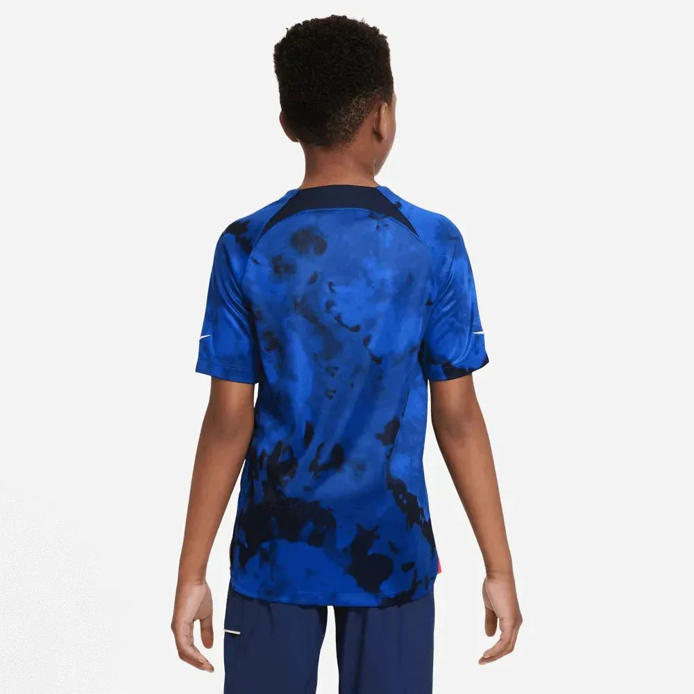 Nike 2022-23 USWNT Youth Jersey Bright Blue-Navy - Image 2