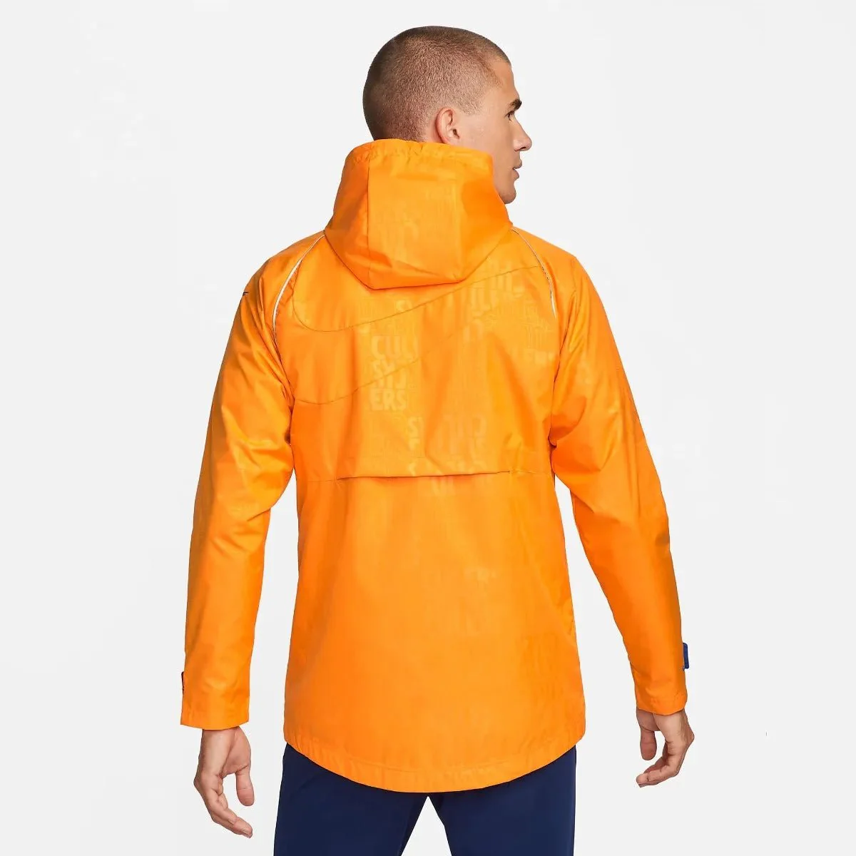 Nike 2022 Barcelona NK AWF Jacket - Vivid Orange - Image 2