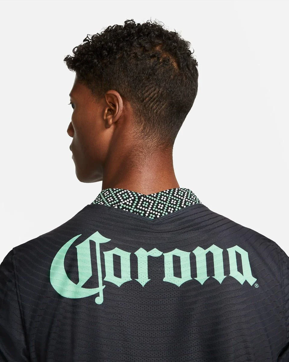 Nike 2022 Club America Third ADV Match Jersey - Black-Healing Jade - Image 3