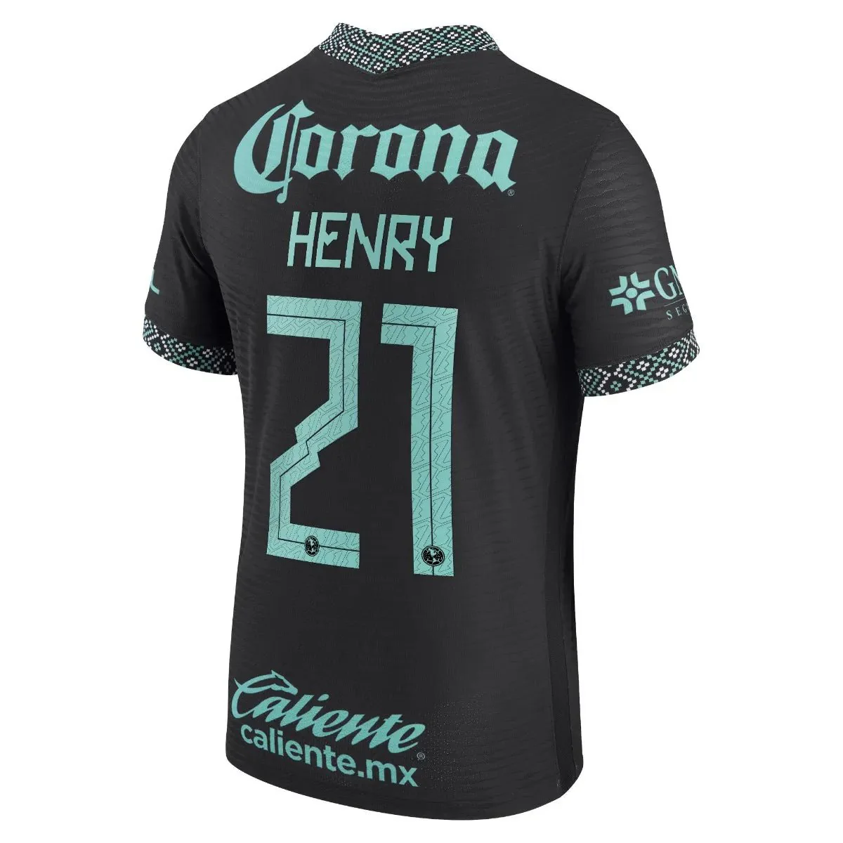 Nike 2022 Club America Third ADV Match Jersey - Black-Healing Jade - Image 9