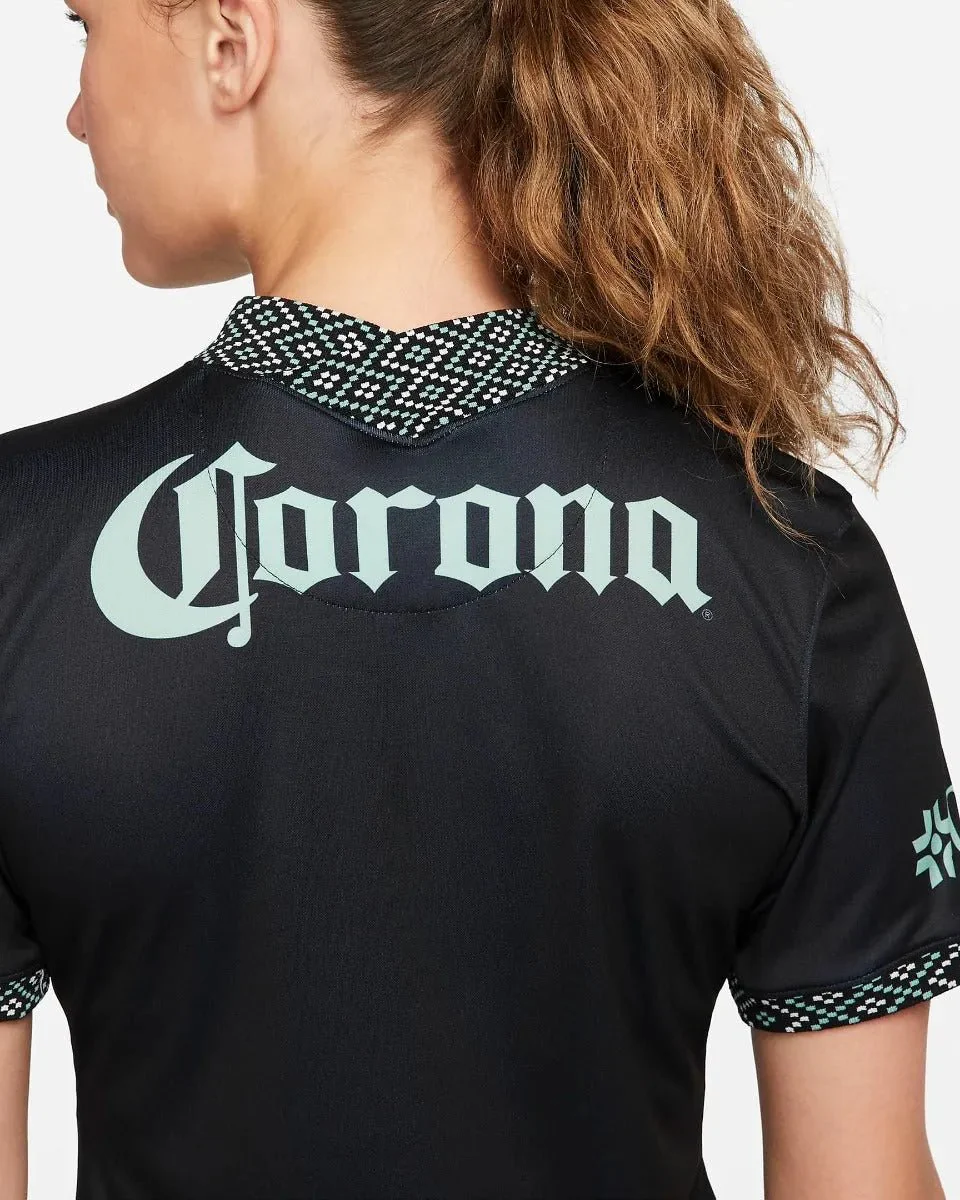 Nike 2022 Club America Women Third Jersey - Black-Healing Jade - Image 3