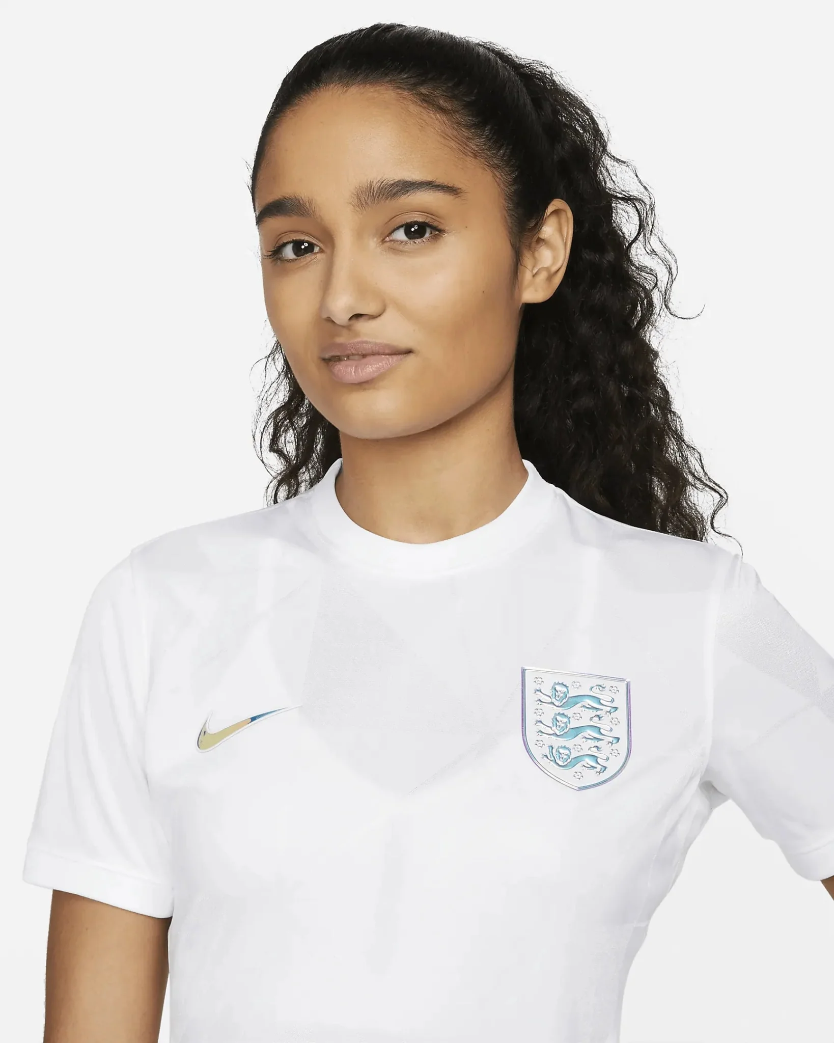 Nike 2022 England Womens Euro Stadium Home Jersey - Image 2