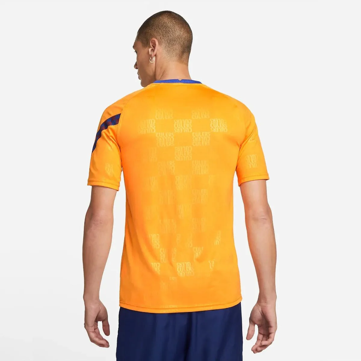 Nike 2022 FC Barcelona NK DF Top SS PM - Vivid Orange - Image 2