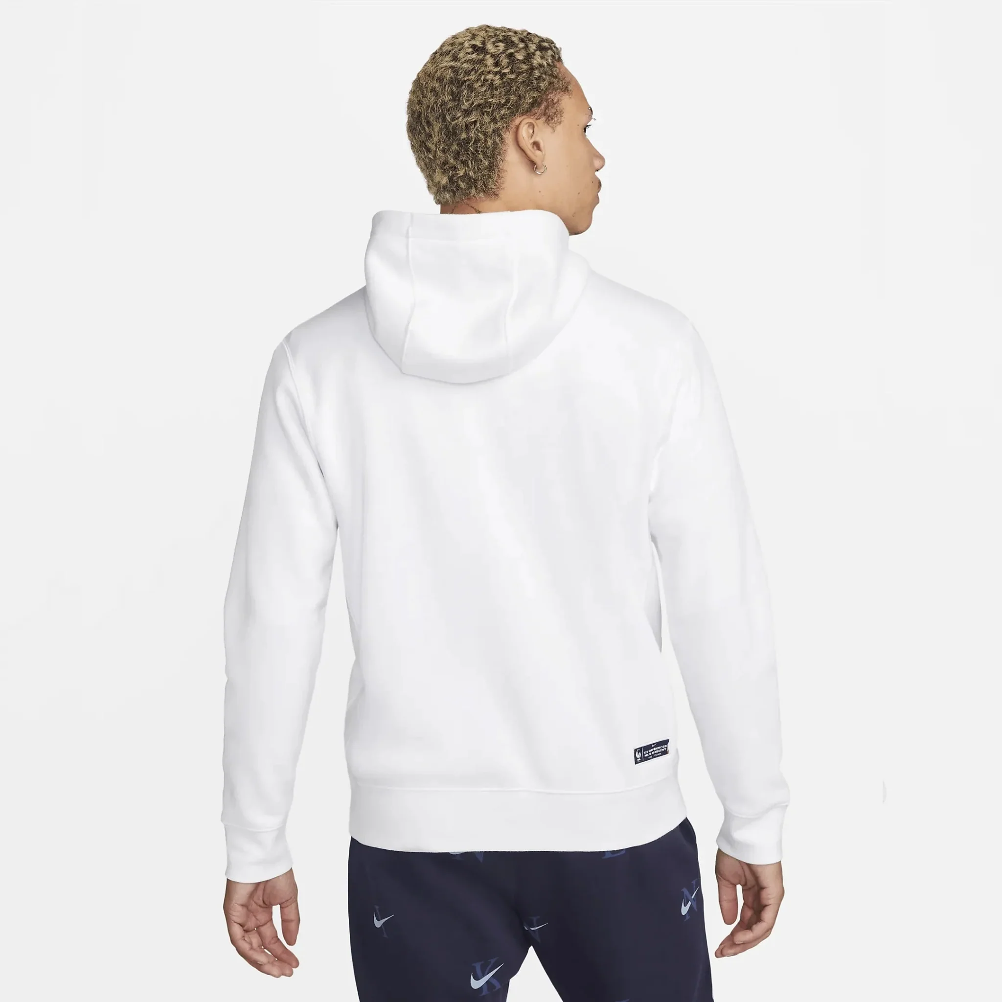 Nike 2022 France Men's Club Fleece Full-Zip Hoodie - Image 2