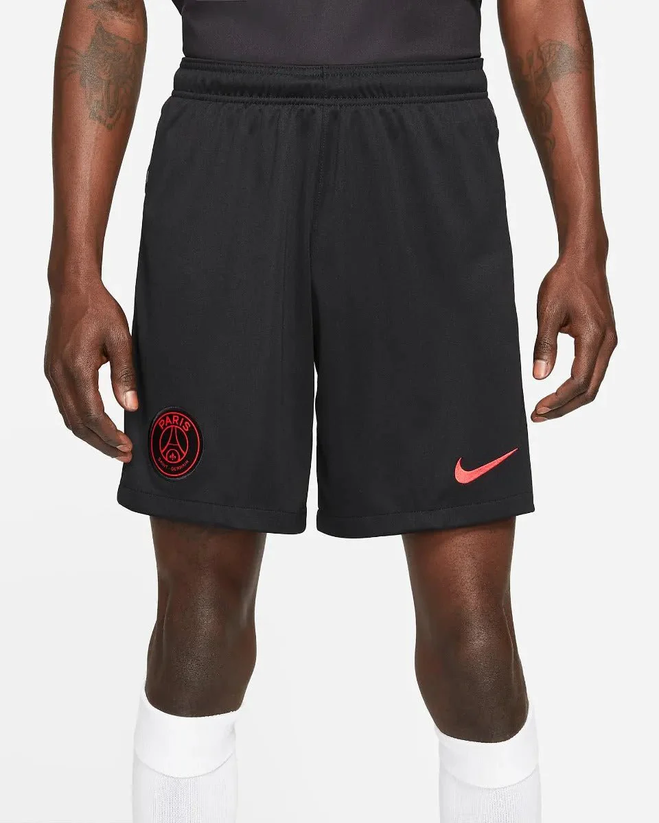 Nike 2022 PSG DF Stadium Shorts - Black-Red - Image 2