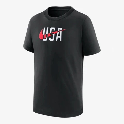 Nike 2022 USMNT Youth Swoosh Tee - Black