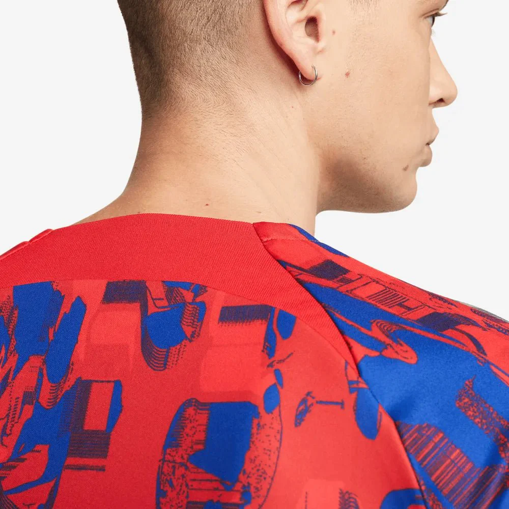 Nike 2023-24 Atletico Madrid Men's Pre-Match Jersey - Image 4
