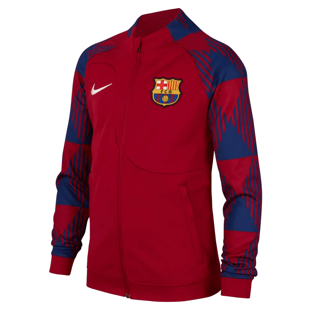 Nike 2023-24 Barcelona Youth Anthem Jacket - Noble Red