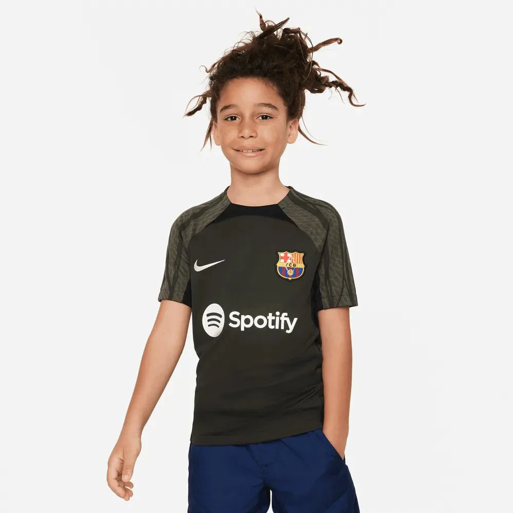 Nike 2023-24 Barcelona Youth Dri-Fit Knit Top