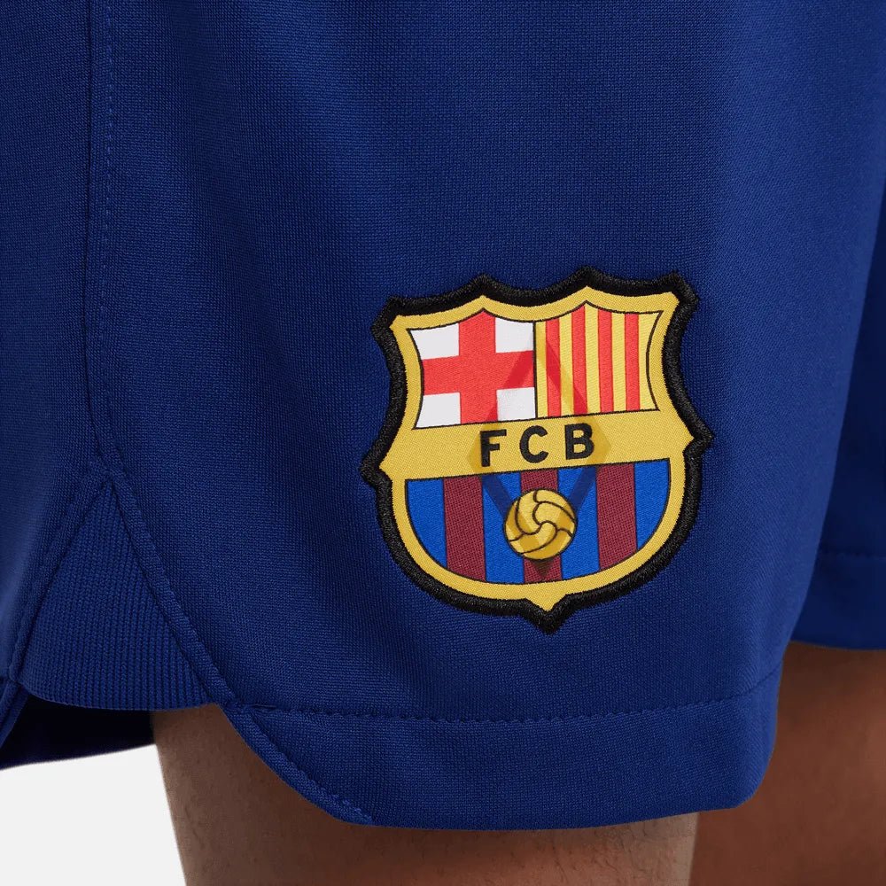 Nike 2023-24 Barcelona Youth Home Shorts - Image 5