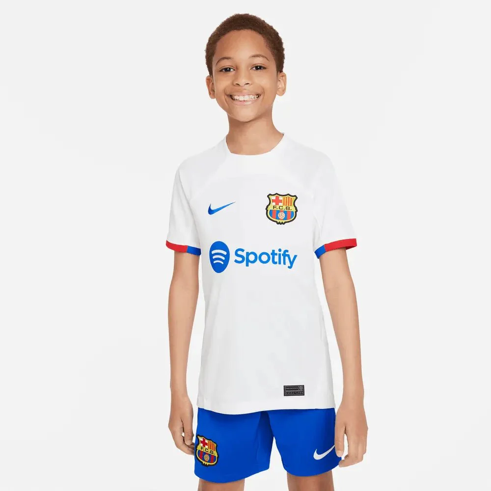 Nike 2023-24 Barcelona Youth Stadium Away Jersey - Image 2