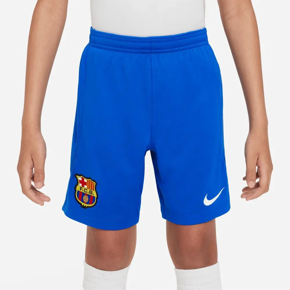 Nike 2023-24 Barcelona Youth Stadium Away Shorts - Image 2