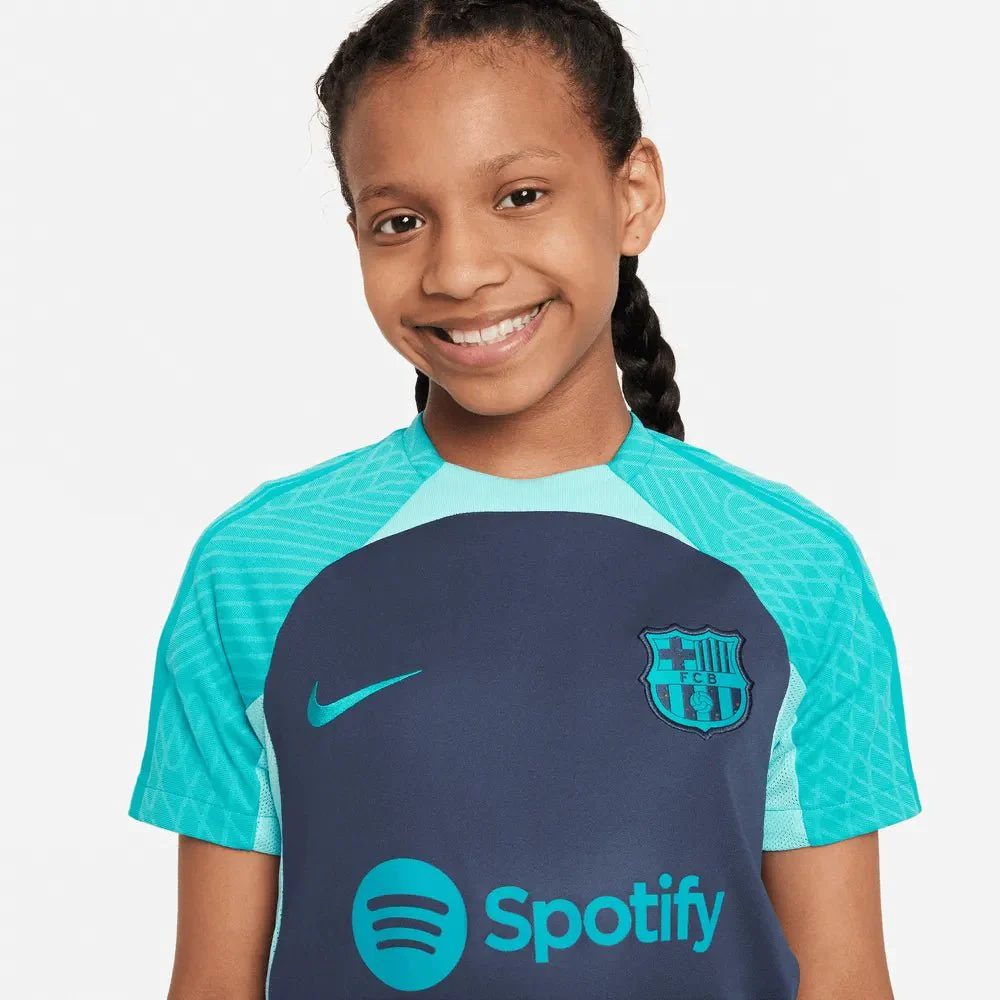 Nike 2023-24 Barcelona Youth Strike Training Jersey - Image 3