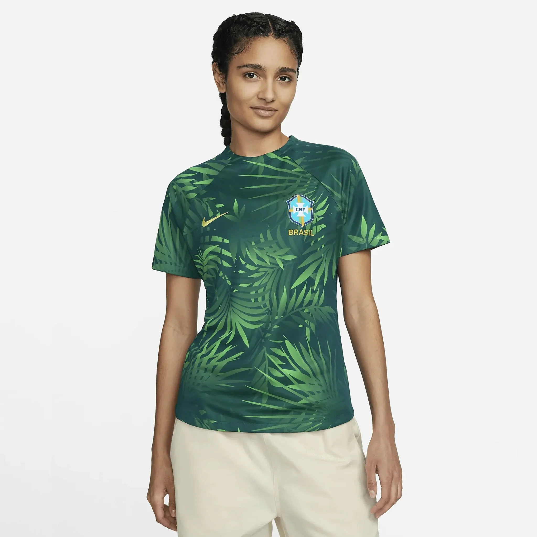Nike 2023-24 Brazil Women's Academy Pre-Match Jersey