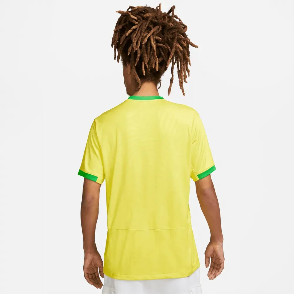 Nike 2023-24 Brazil Women's (Men's Cut) Stadium Home Jersey - Image 4