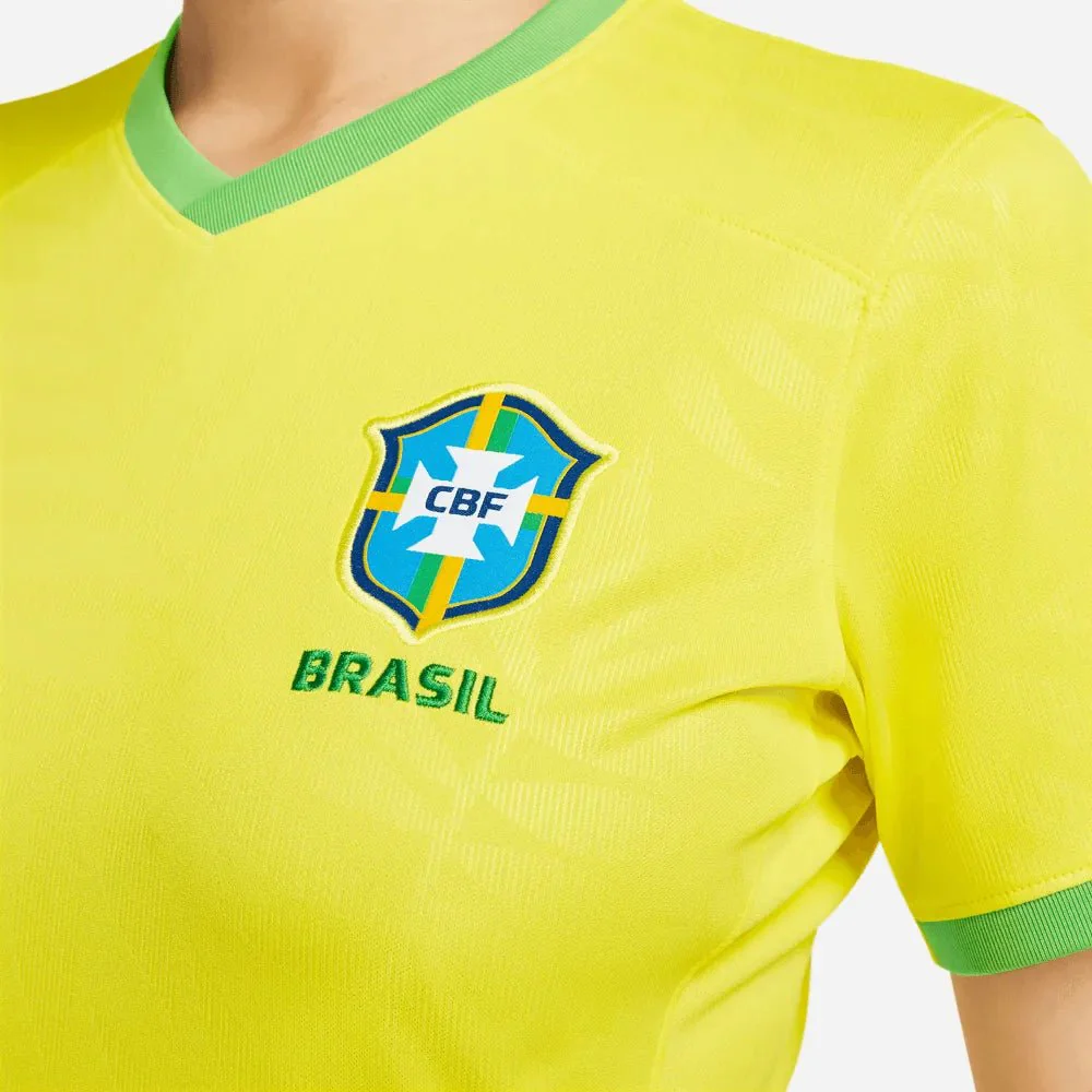 Nike 2023-24 Brazil Women's Stadium Home Jersey - Image 6