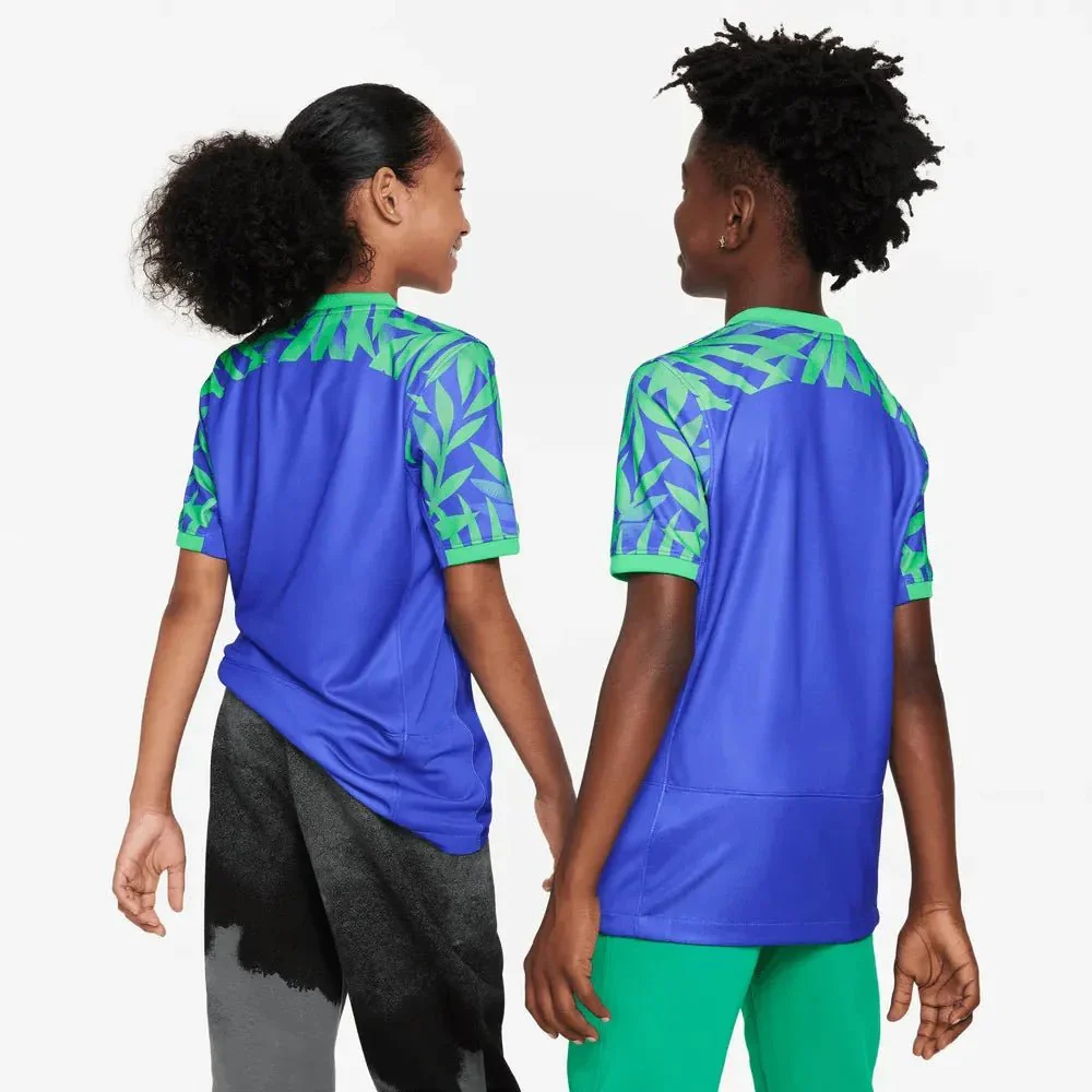 Nike 2023-24 Brazil Women's WC22 Youth Stadium Away Jersey - Image 2
