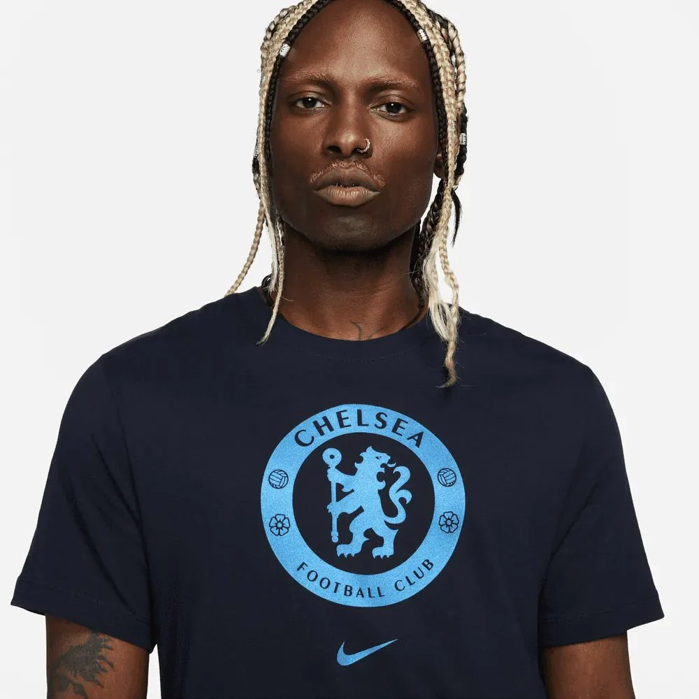Nike 2023-24 Chelsea Men's Crest Tee - Image 3