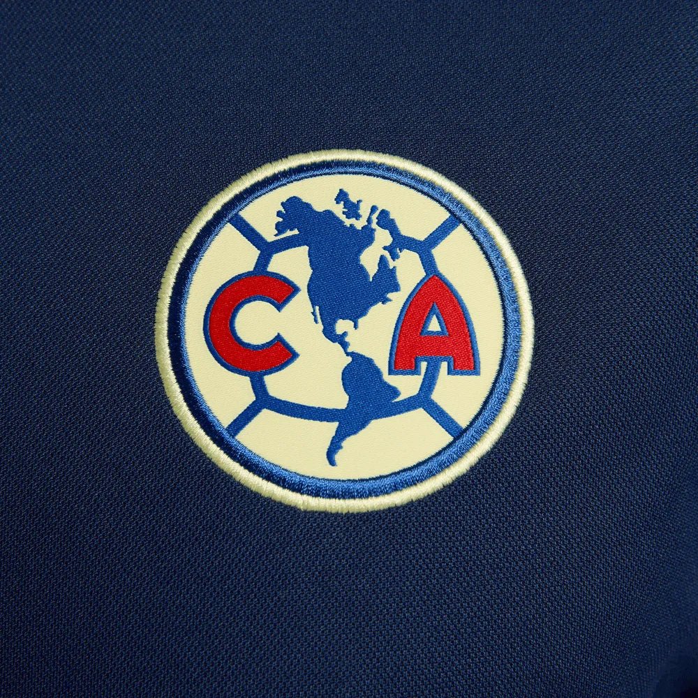 Nike 2023-24 Club America DF Polo - Navy - Red - Image 3