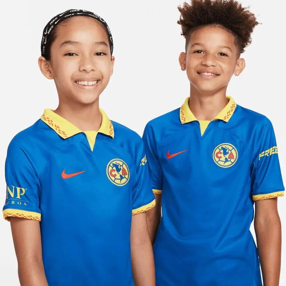 Nike 2023-24 Club America Youth Stadium Away Jersey - Image 3