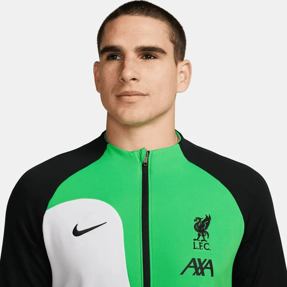 Nike 2023-24 Liverpool Away Anthem Jacket - Light Green - White - Image 3
