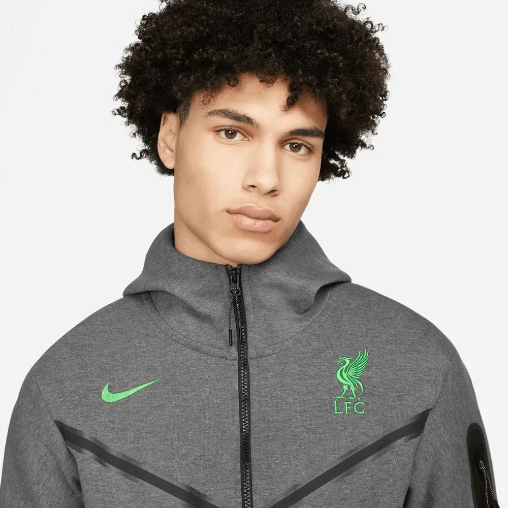 Nike 2023-24 Liverpool Men's Tech Fleece Windrunner Full-Zip Hoodie - Image 3