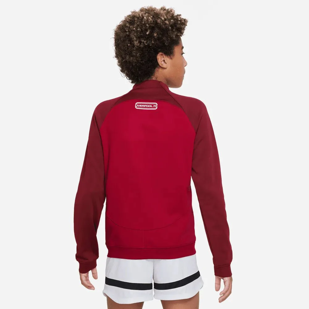 Nike 2023-24 Liverpool Youth Anthem Jacket - Red - White - Image 2
