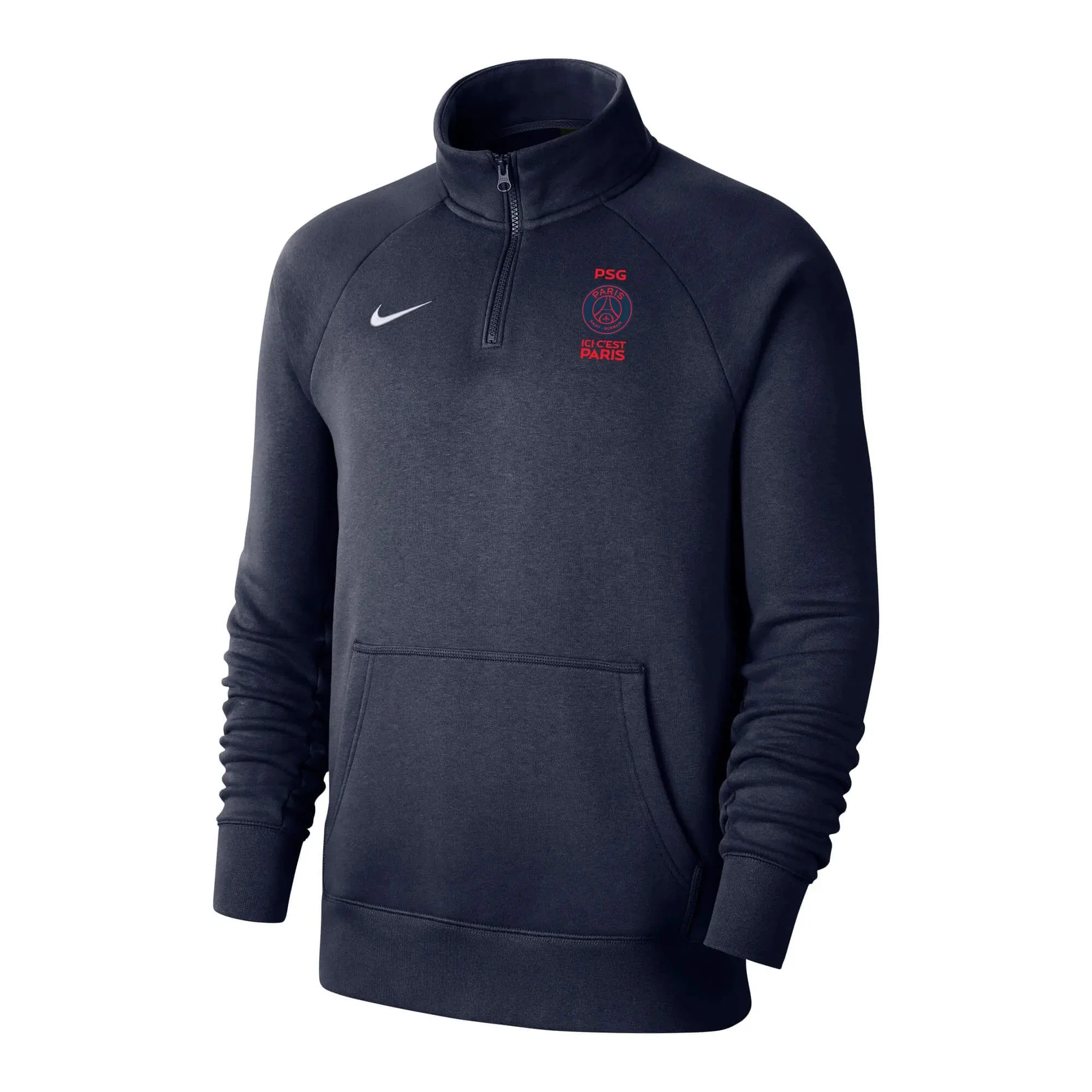 Nike 2023-24 PSG Men's Club Fleece 1/4 Zip Jacket