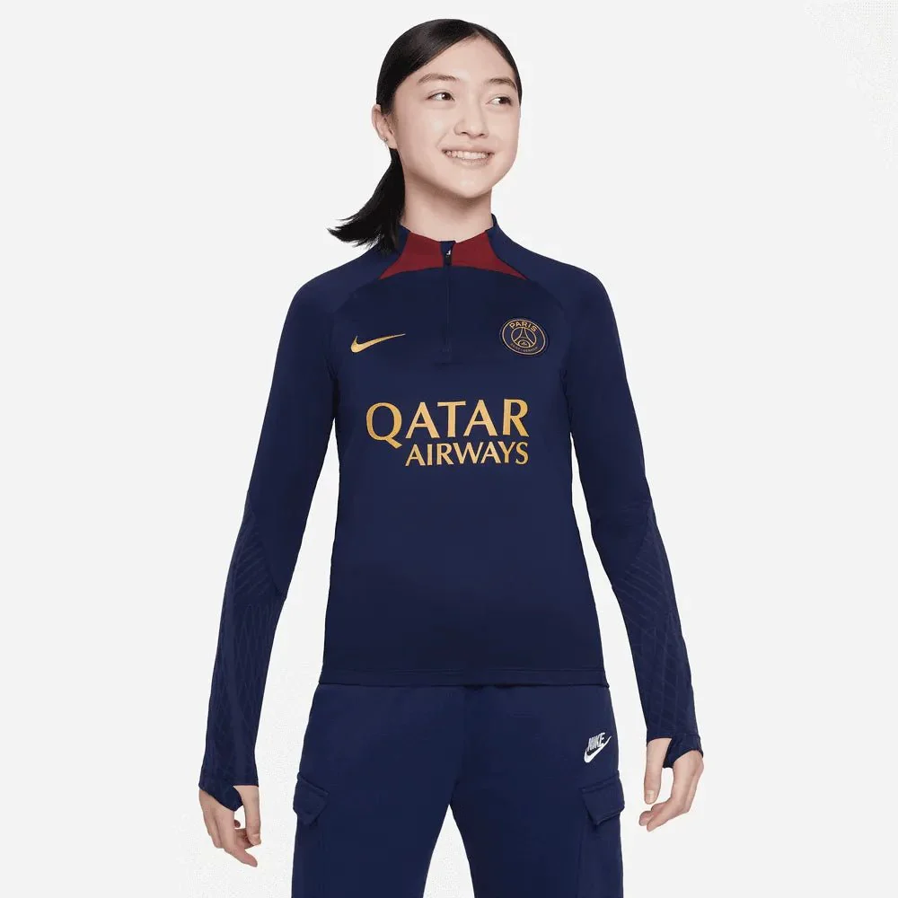 Nike 2023-24  PSG Youth  DF Strike Drill Top - Navy - Burgandy - Gold