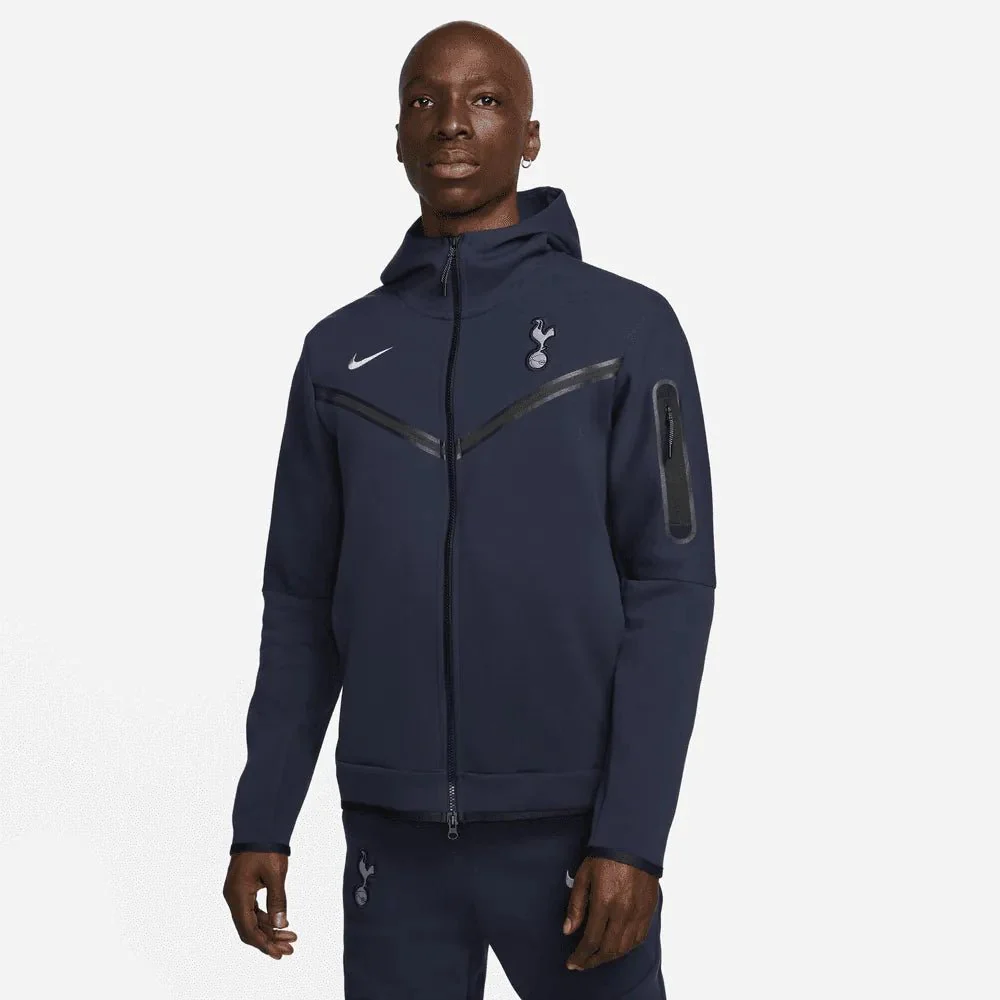 Nike 2023-24 Tottenham Tech Fleece Hooded jacket- Navy