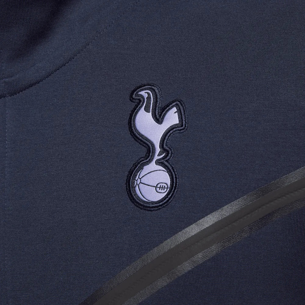 Nike 2023-24 Tottenham Tech Fleece Hooded jacket- Navy - Image 7