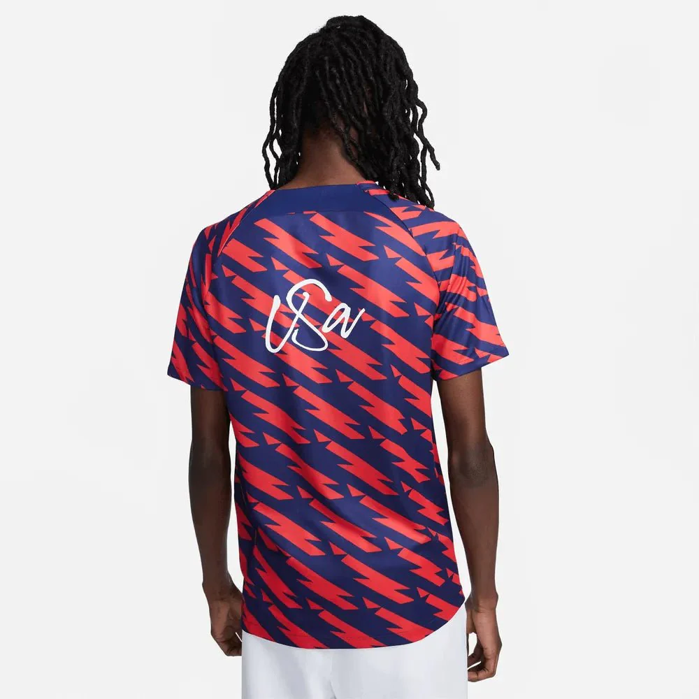 Nike 2023-24 USMNT Men's DF Academy Pre-Match Top (No Stars) - Image 2