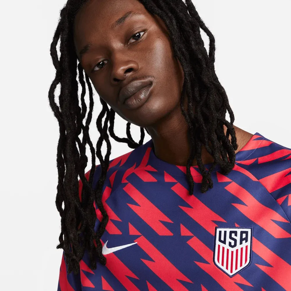 Nike 2023-24 USMNT Men's DF Academy Pre-Match Top (No Stars) - Image 3