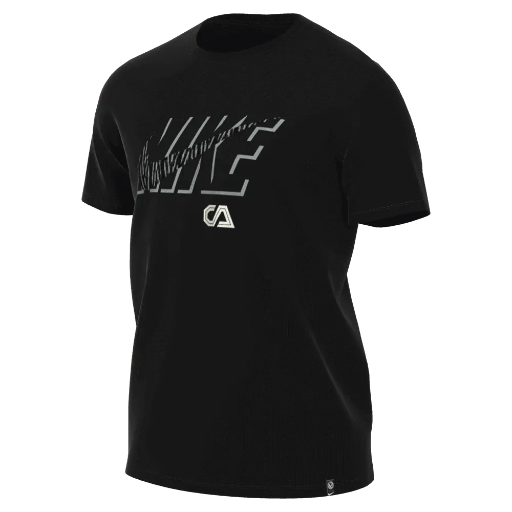 Nike 2023 Club America Swoosh Tee - Black-White