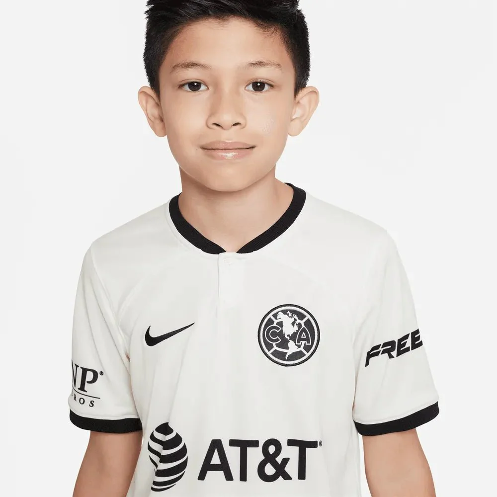 Nike 2023 Club America Youth Third Jersey - Sail-Black - Image 5