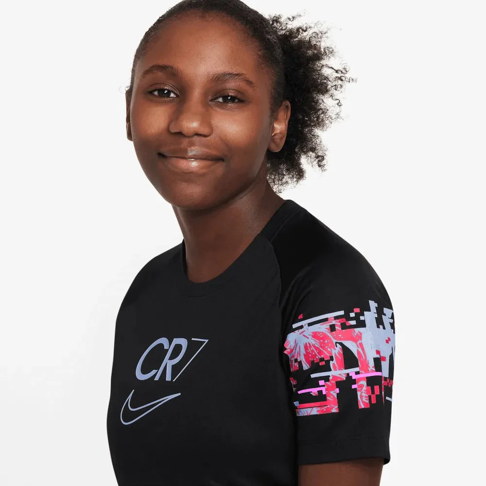 Nike 2023 CR7 Youth Training Jersey - Black-Blue-Pink - Image 3