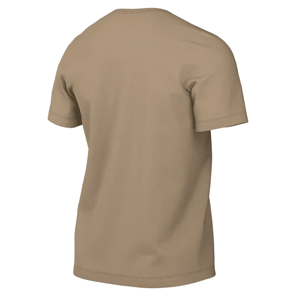 Nike 2023 FC Barcelona Swoosh Tee - Beige-Blue - Image 2